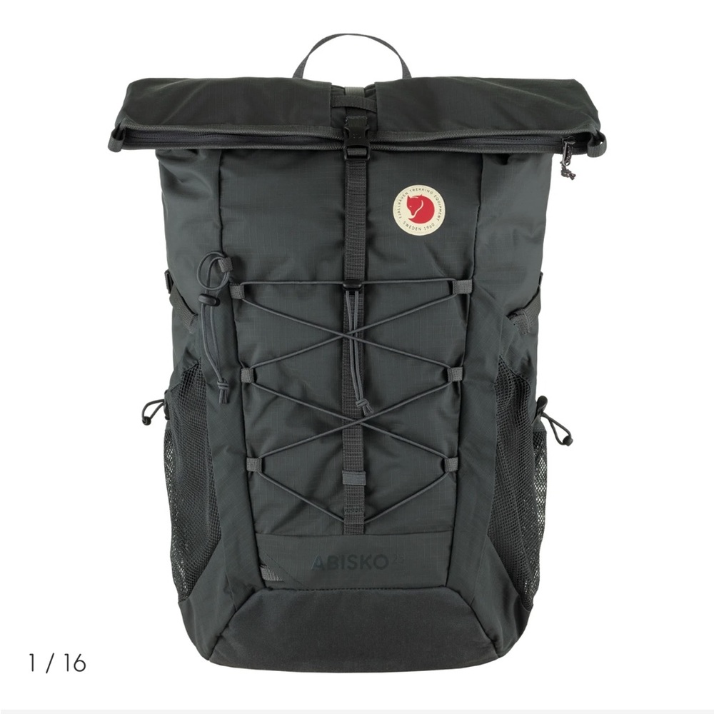 Fjallraven Abisko hiking backpack in Iron Grey